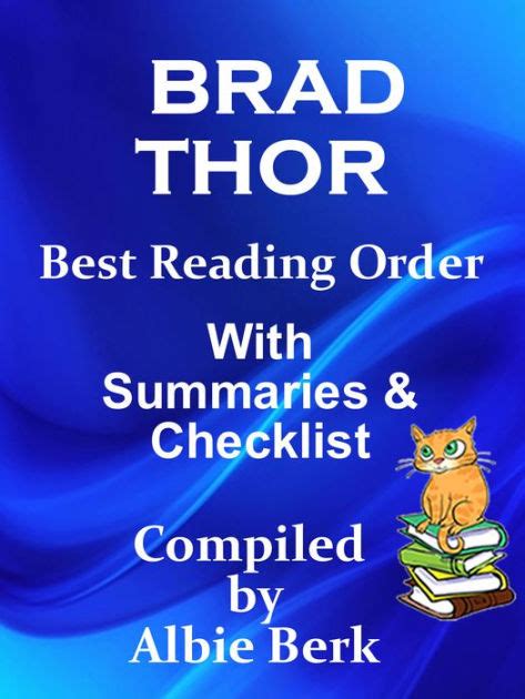 Brad Thor Best Reading Order With Summaries And Checklist By Albie Berk