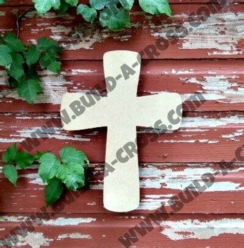 Wooden Cross Unfinished Wood Crosses Wall Hanging Craft Paintable