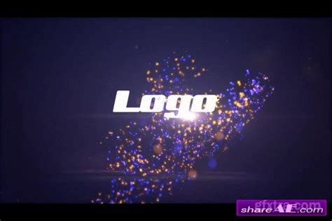 Particle Logo After Effects Project Motion Array Free After