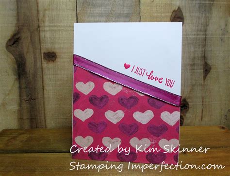 Stamping Imperfection Stampin Up Painted With Love Dsp Stamping