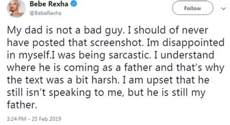 Bebe Rexha Defends Her Dad After He Brands Her Social Media Pictures