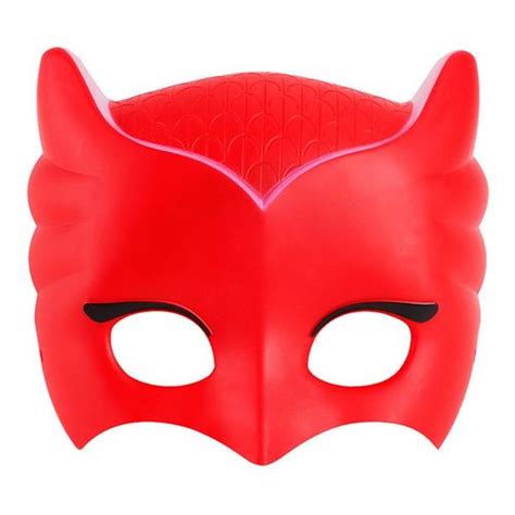 Pj Masks Cartoon Cosplay Máscara Roja