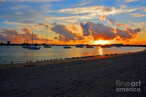 22 Sunset At Seagull Beach Photograph By Joseph Keane Fine Art America