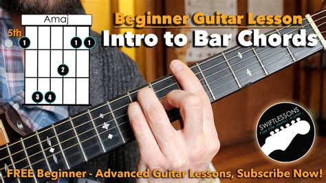 How To Really Play Bar Chords A Beginner Guitar Tutorial In 2019