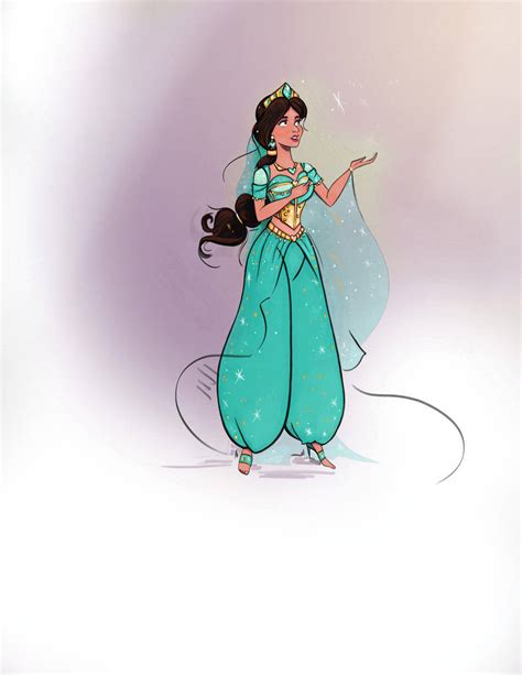 Naomi Scott As Princess Jasmine By Didouchafik On Deviantart