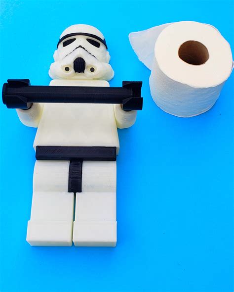 Star Wars Stormtrooper Toilet Paper Holder D Printed Star Etsy