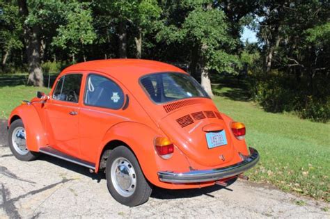 1973 Volkswagen Super Beetle 1600 Cc Automatic Stick Shift One Owner