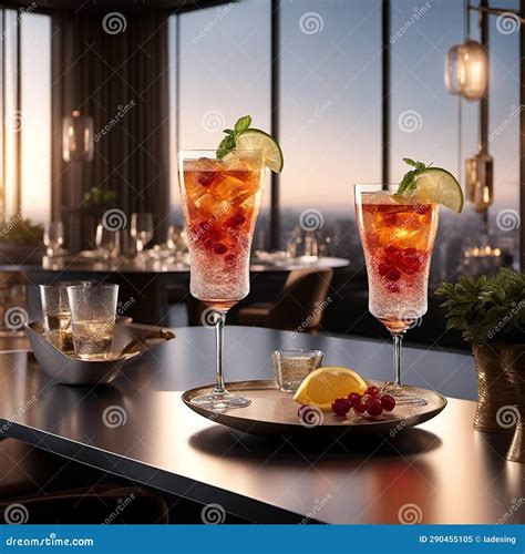 Sip of Paradise: a Flavorful Cocktail Journey for the Palate Stock