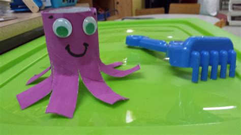toilet roll Octopus crafts | Kindergarten kids crafts, Octopus crafts, Crafts for kids