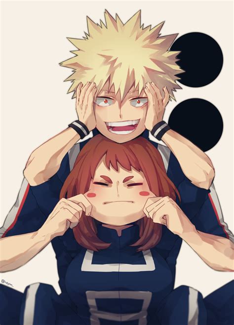 Ochako Uraraka My Hero Academia Katsuki Bakugou Drawi Vrogue Co