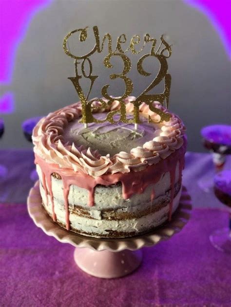 32nd Birthday Cake 32 Birthday Birthday Cake Cool Birthday Cakes