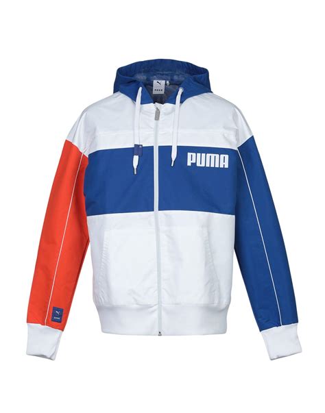 Puma Synthetic Jacket In White For Men Lyst