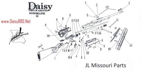 Daisy Powerline 35 856 822 Front Sight Blade BB Pellet Air Rifle Part