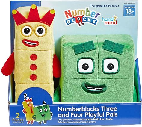 Number Blocks Numberblocks Three Four Playful Pals Hand 2 Mind Toywiz