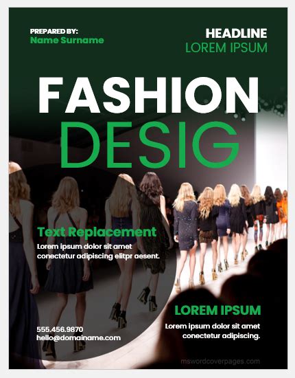 Fashion Design Book Cover Page Kenton Charif