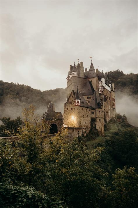 Gray Castle On Top Of Mountain · Free Stock Photo