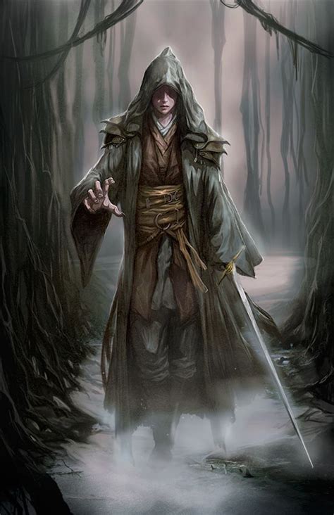 Cloaked Pathfinder Rpg Characters Jedi Art Fantasy Characters