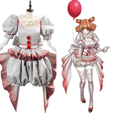 Pennywise Horror Pennywise The Clown Costume Cosplay Costume Outfit Fo Trendsincosplay