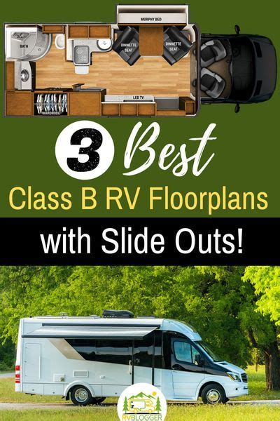 3 Best Class B Rv Floorplans With Slide Outs Class B Rv Rv Floor