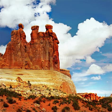 Arches National Park Moab Utah Landscape Stock Image Image Of