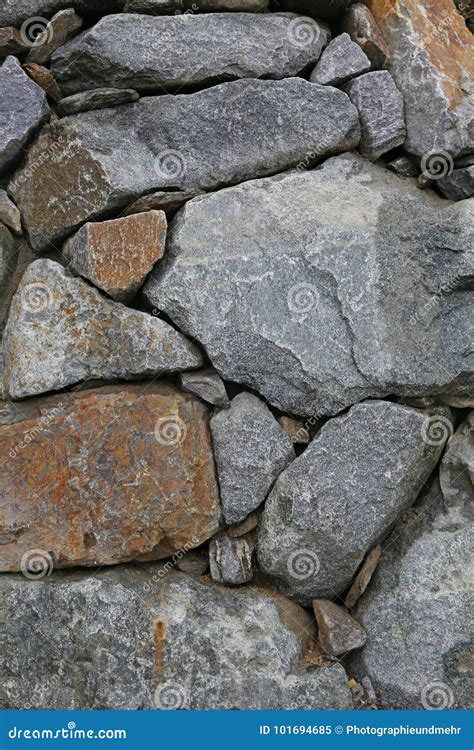 Large Gray Stones Stock Image Image Of Rocks Construction 101694685