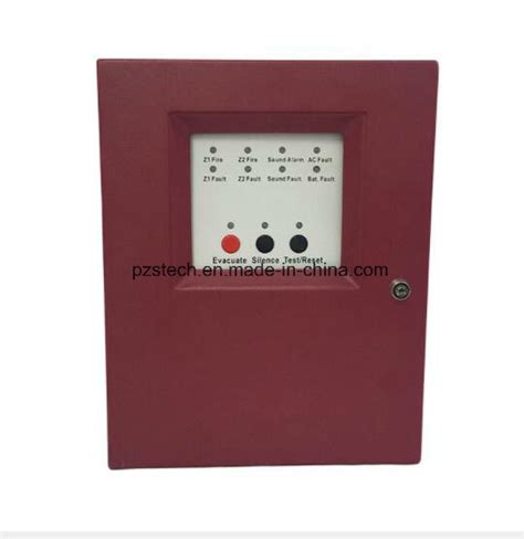 2 Zone Conventional Fire Alarm Control Panel Facp Detector System