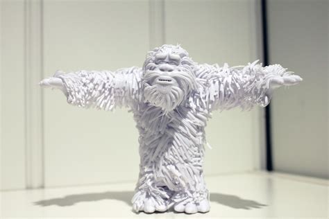 Hairy 3d Print Of Sully From Monsters Inc R3dprinting