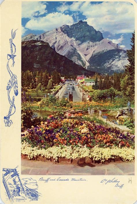 Canada Postcard Hagins Collection Rocky Mountains Cascade