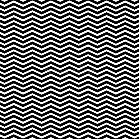 Black Zig Zag Simple Patternseamless Pattern With Fabric Texture