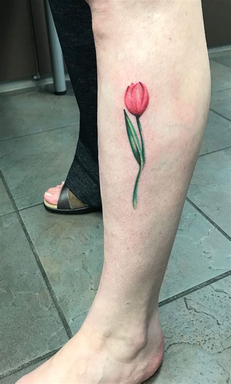 Tulip Water Color Tattoo Tulip Tattoo Tattoos Healing Tattoo