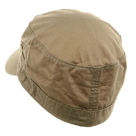 Fitted Cotton Ripstop Army Cap Khaki W32s31f Co111ghyyeb Hats