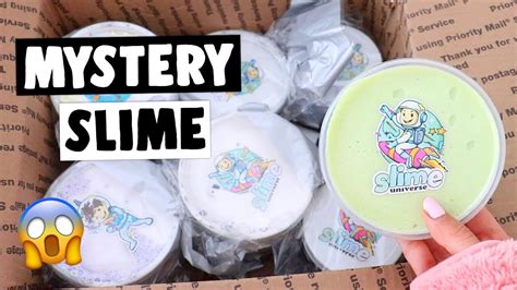 Mystery Slime Box Whats Inside Etsy Slime Box Youtube