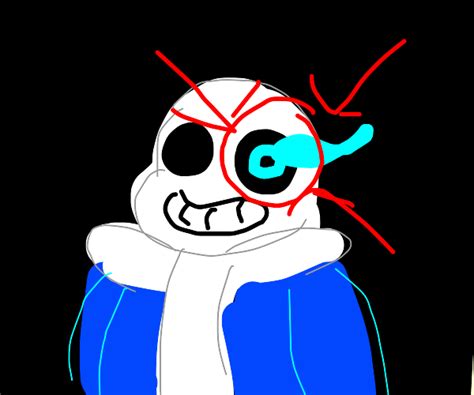 Skeleton Guy With Glowing Eye And Sweatshirt Drawception