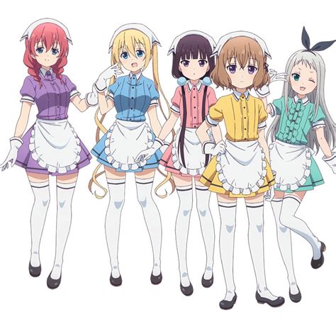 Anime Blend S Coffee Maid Kanzaki Hideri Sakuranomiya Maika Uniform