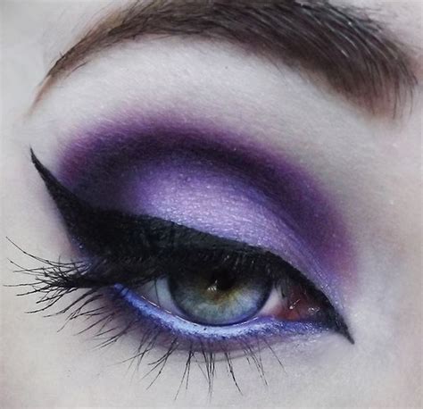 Lovely Smoky Purple Eye Makeup Tutorials27 Purple Eye Makeup Witch