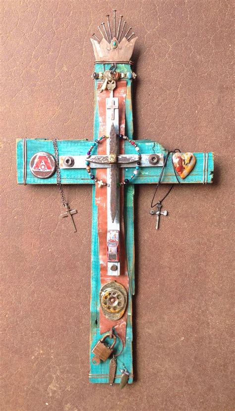 Scrap Metal And Relic Cross By Birmingham Metal Artist Catherine