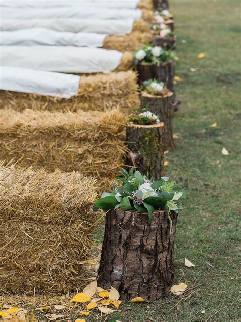 Ideas And Advice By The Knot Wedding Aisle Decorations Rustic Rustic