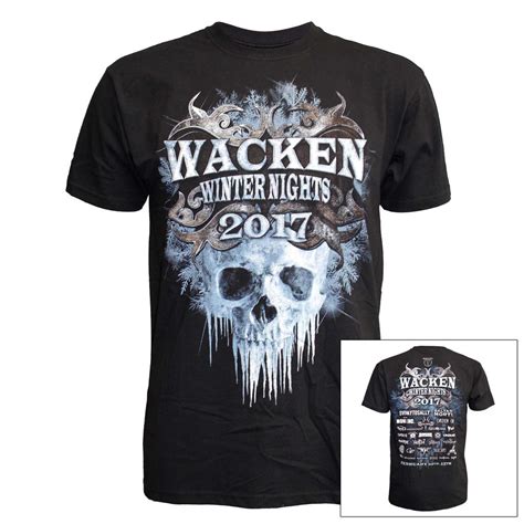 Un incredibile festival musicale gustare le prelibatezze e leccornie gastronomiche locali e biologiche. Wacken Winter Nights - T-Shirt - Frozen Skull 2017 | www ...