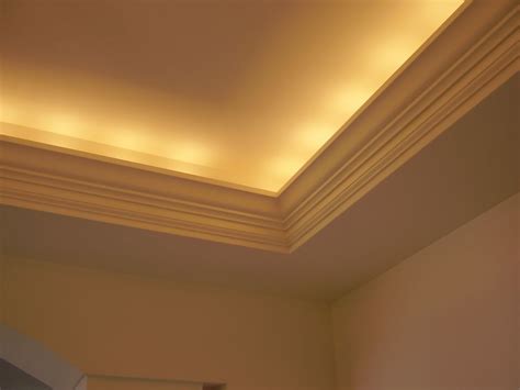 Tray Ceiling With Indirect Lighting Cove Molding Modular Homes By