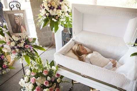 Liana Kotsura In Her Open Casket During Her Funeral Casket Funeral