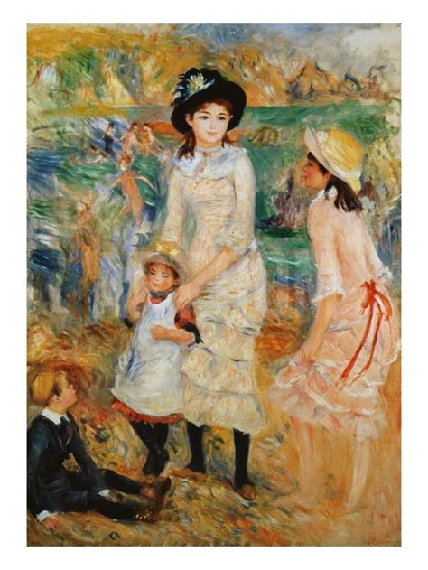 Children On The Seashore Guernsey Giclee Print By Pierre Auguste