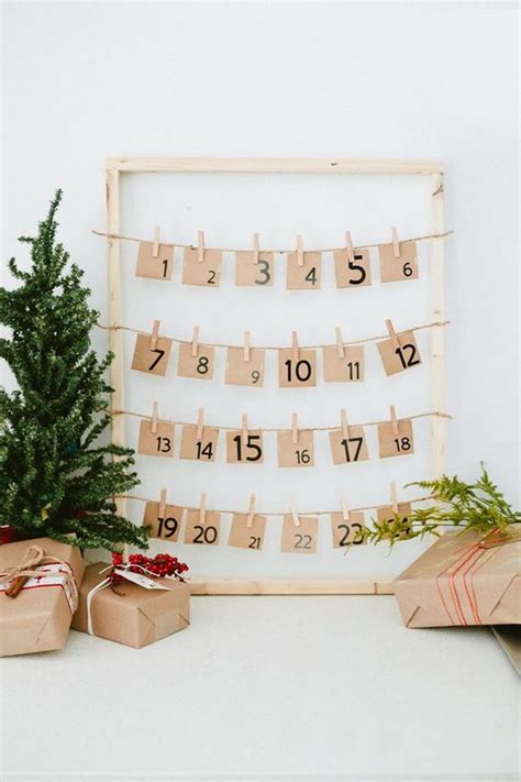 Diy Christmas Countdown Advent Calendar Ideas And Tutorials For