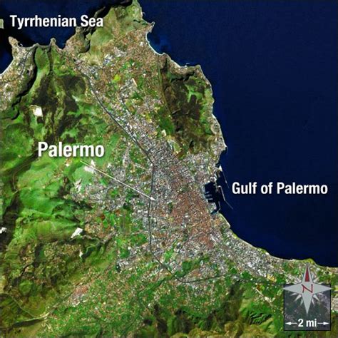 Map Of Palermo Sicily Palermo Sicily Sicily Italy Palermo