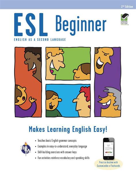 english as a second language esl beginner premium edition with e flashcards paperback