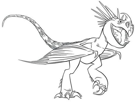 Tormenta Dragon Coloring Page How Train Your Dragon Animal Coloring