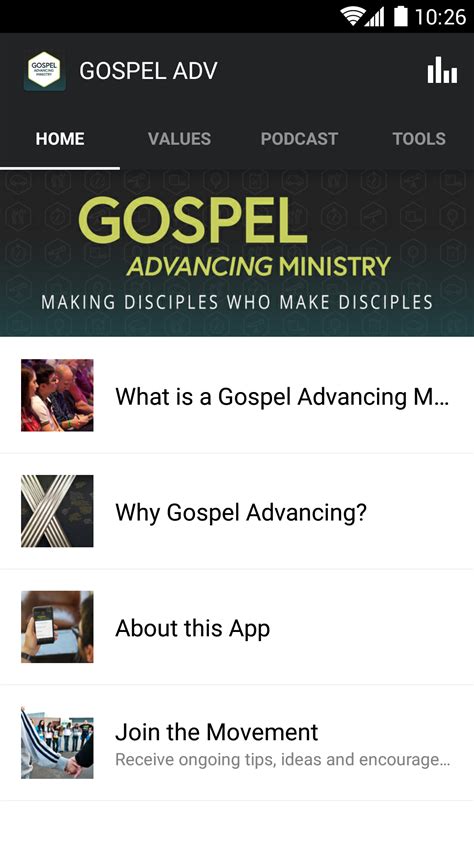 Gospel Advancing Ministryjpappstore For Android