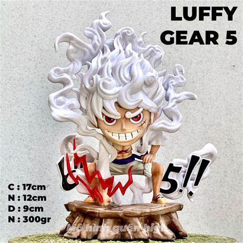 Có Sẵn Mô Hình Monkey D Luffy Gear 5 Cao 17cm Luffy Gear 5 Màu
