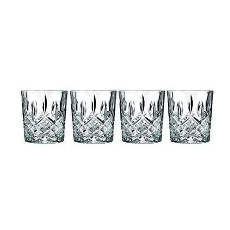 Set Of 4 Double Old Fashioned Glasses Waterford Markham Scotch Whiskey Crystal 78 73 Picclick
