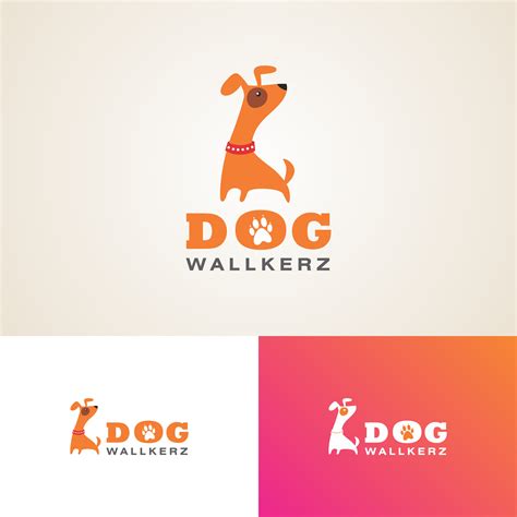 Dog Walkers Logo Design Template 635369 Vector Art At Vecteezy