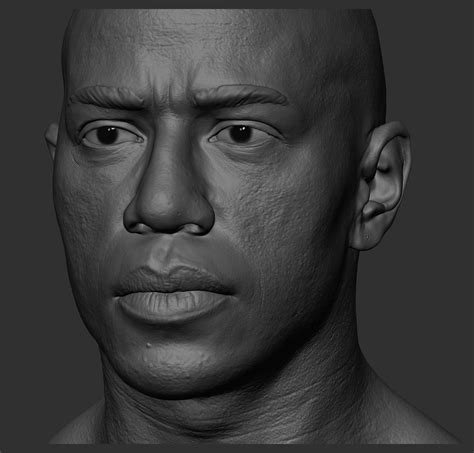 Artstation Realistic Male Head African Resources